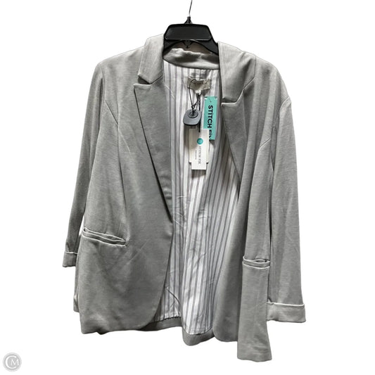 Blazer By Skies Are Blue In Grey, Size: 2x