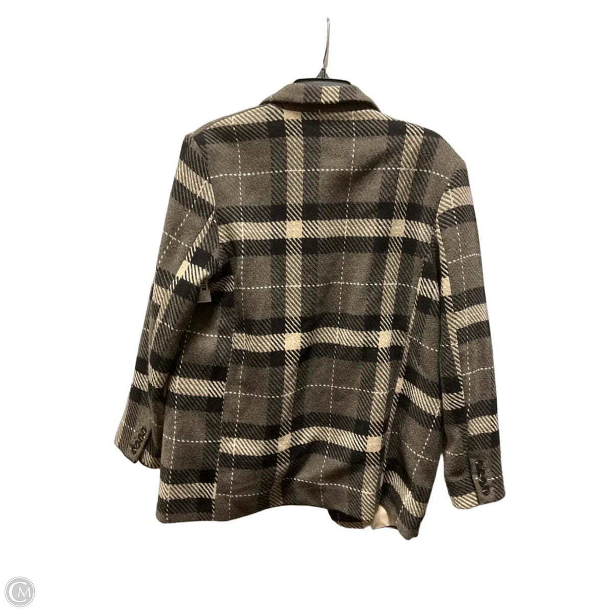 Blazer By H&m In Plaid Pattern, Size: S