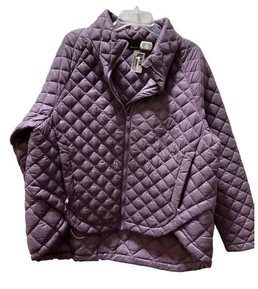 Jacket Puffer & Quilted By Athleta In Purple, Size: Xl