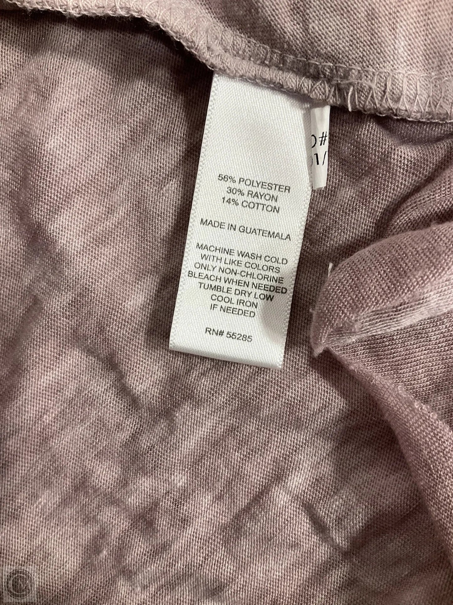 Top Sleeveless Basic By Express In Mauve, Size: S