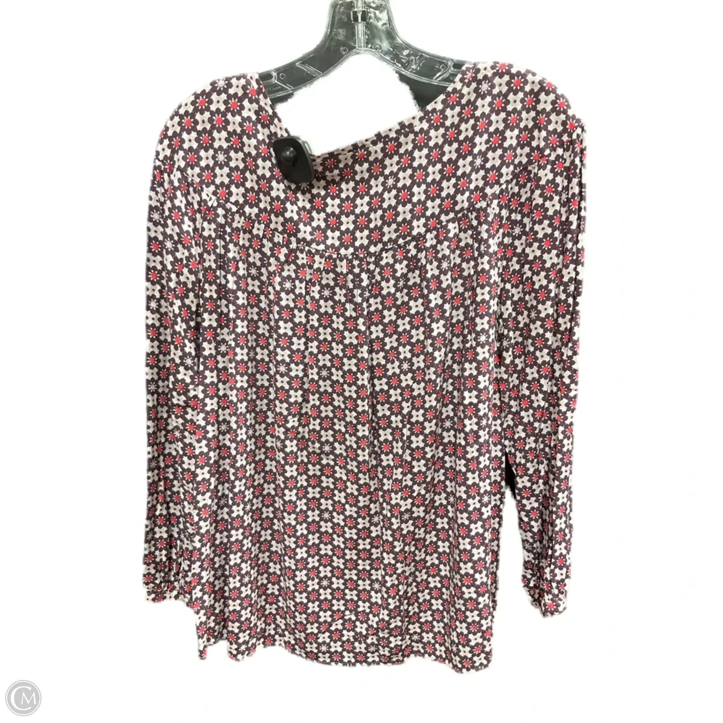 Top Long Sleeve By Loft In Purple, Size: M