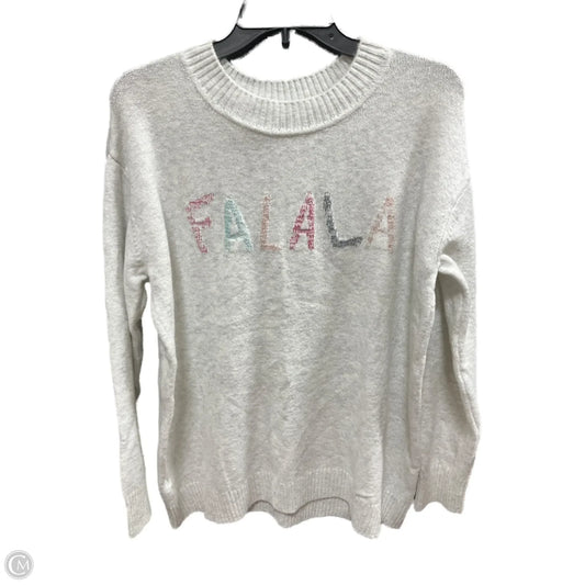 Sweater By Loft In Grey, Size: L