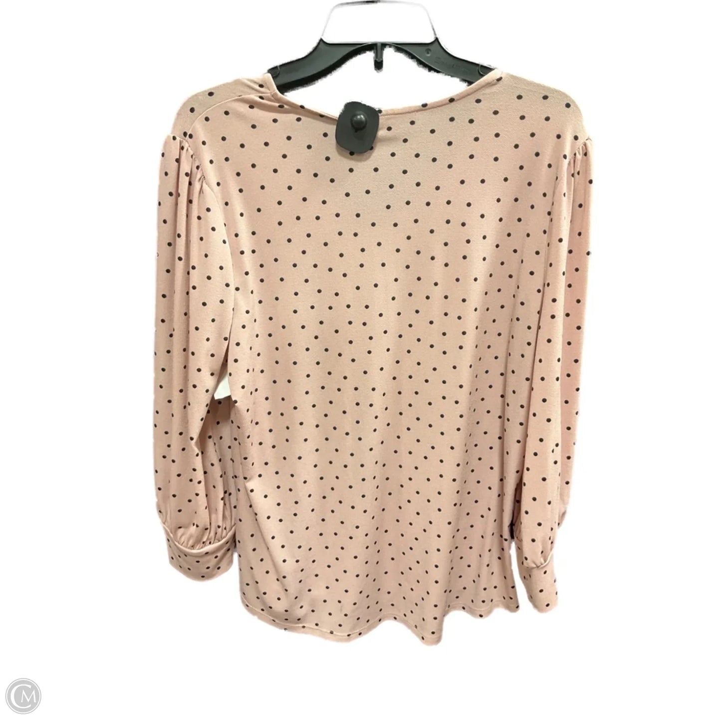 Top Long Sleeve By Adrianna Papell In Pink, Size: L