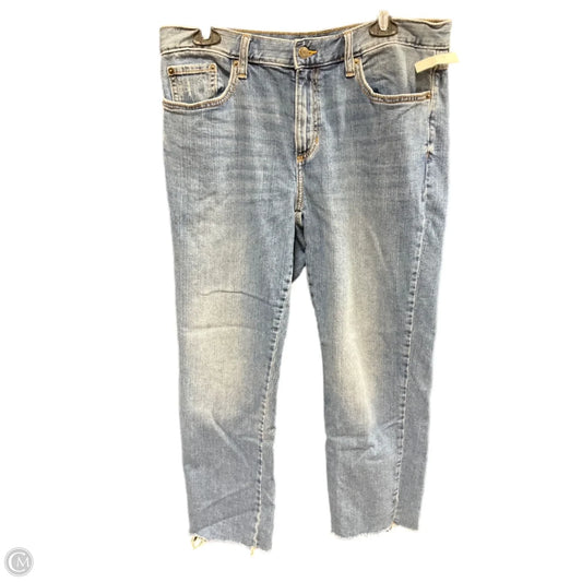 Jeans Straight By Banana Republic In Blue, Size: 12