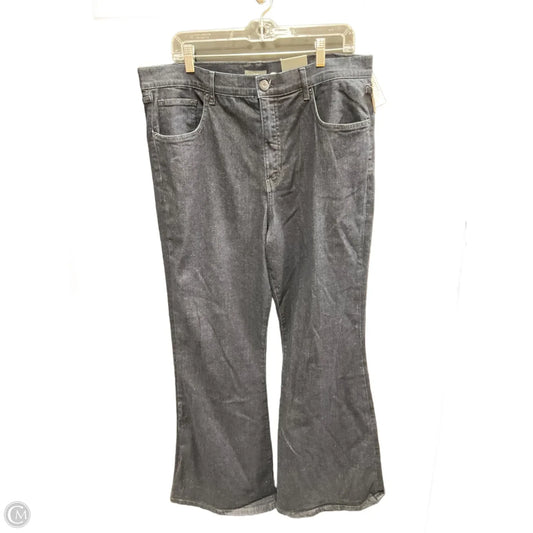 Jeans Flared By Worthington In Navy, Size: 16