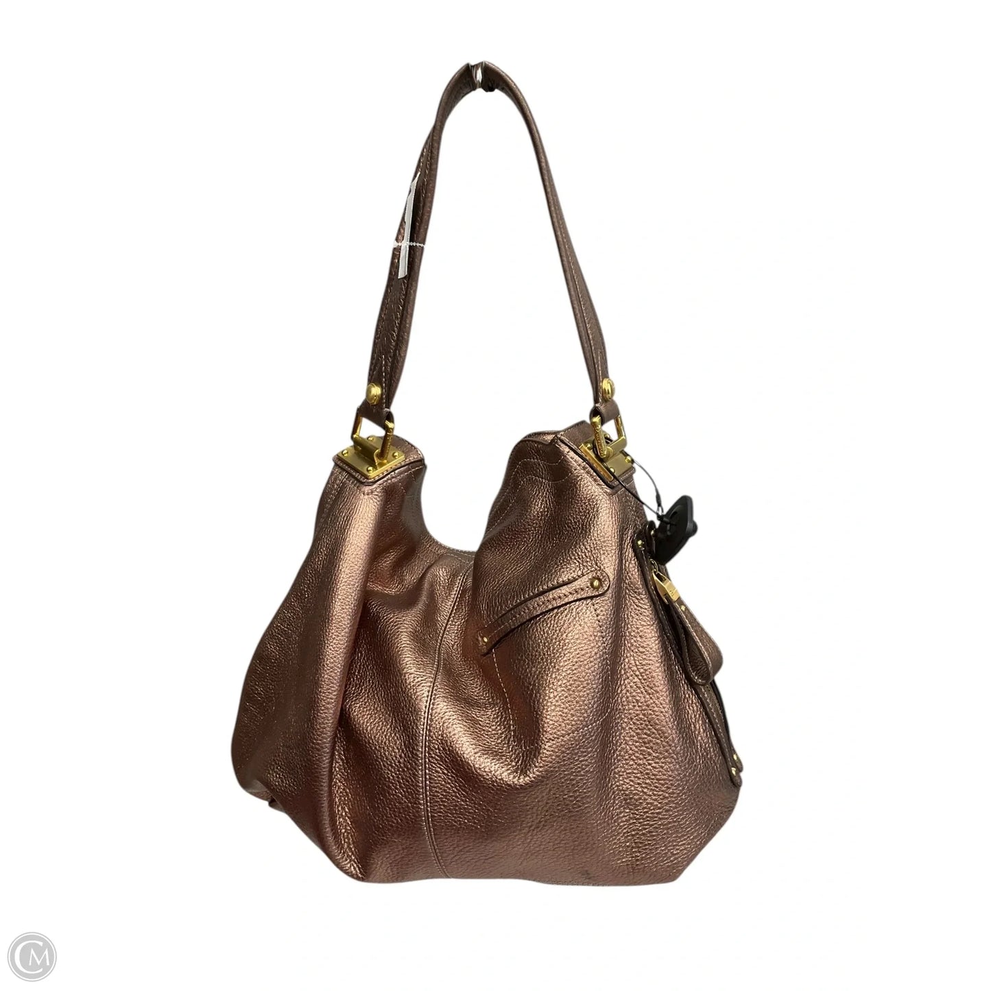 Handbag Leather By B. Makowsky, Size: Large