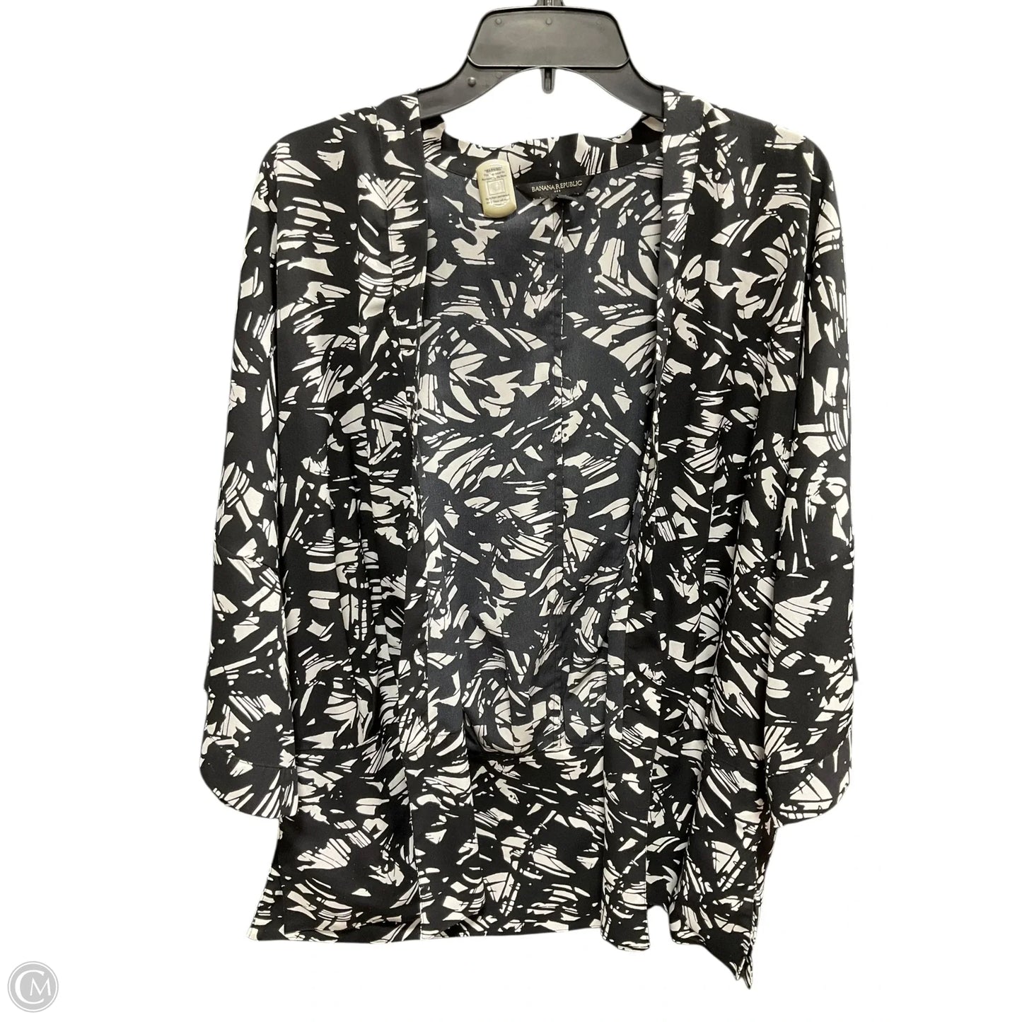 Cardigan By Banana Republic In Black & White, Size: S