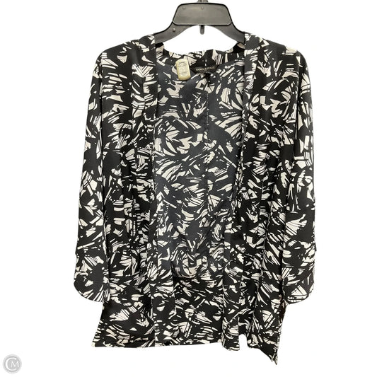 Cardigan By Banana Republic In Black & White, Size: S
