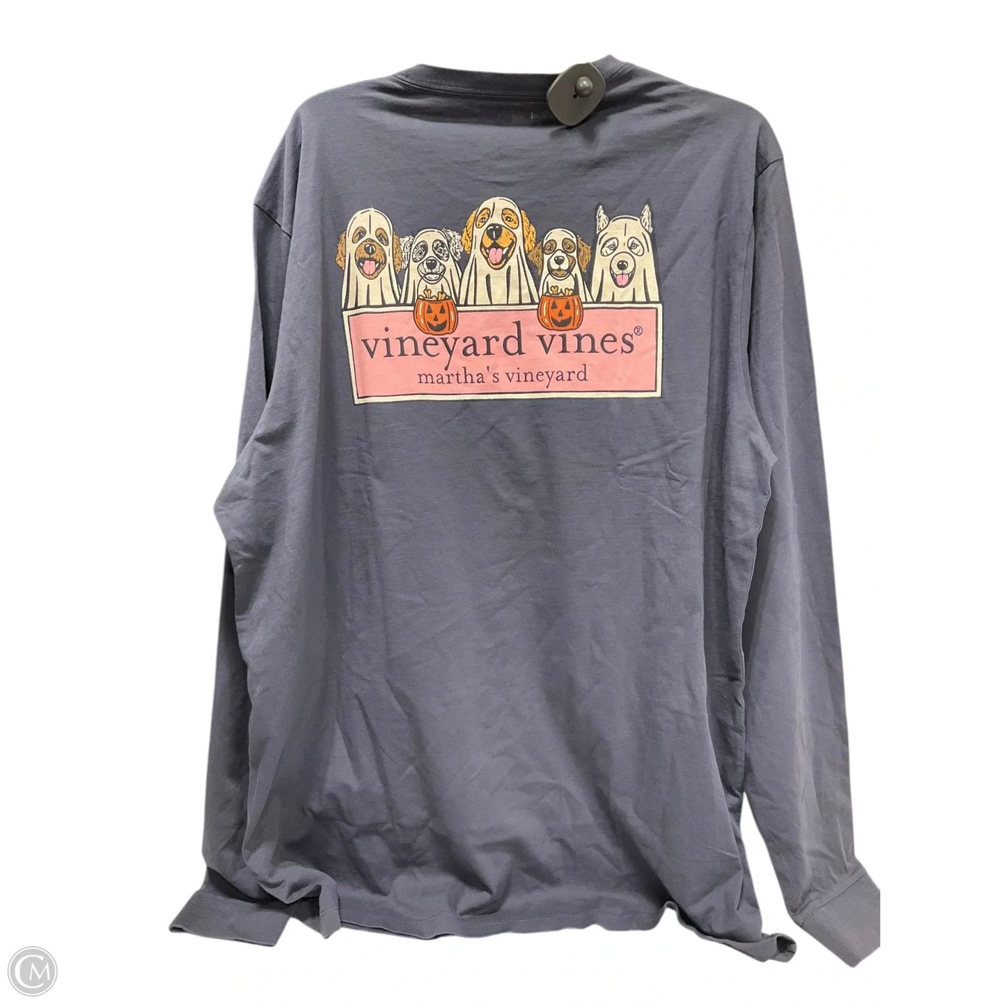 Top Long Sleeve By Vineyard Vines In Navy, Size: Xl