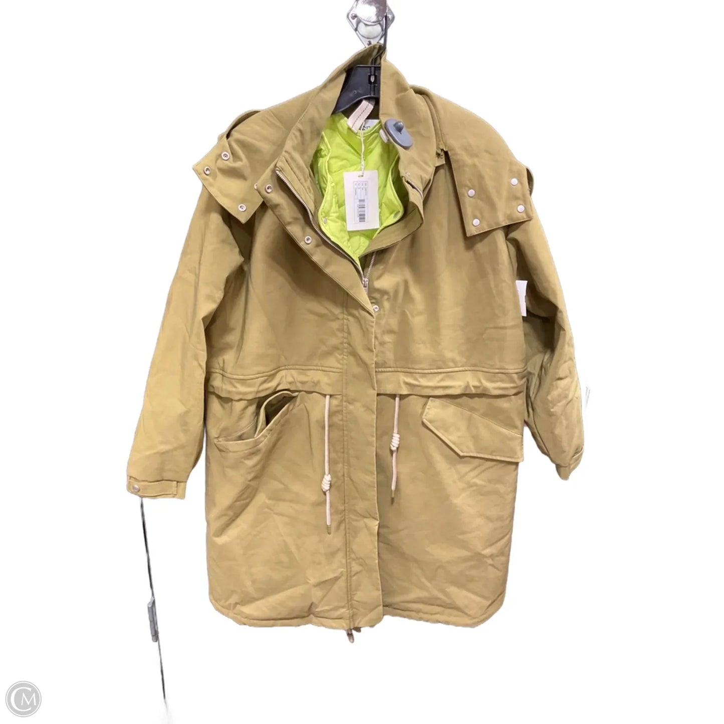 Coat Puffer & Quilted By Esprit In Green, Size: S