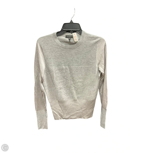 Top Long Sleeve By Rag And Bone In Grey, Size: Sp