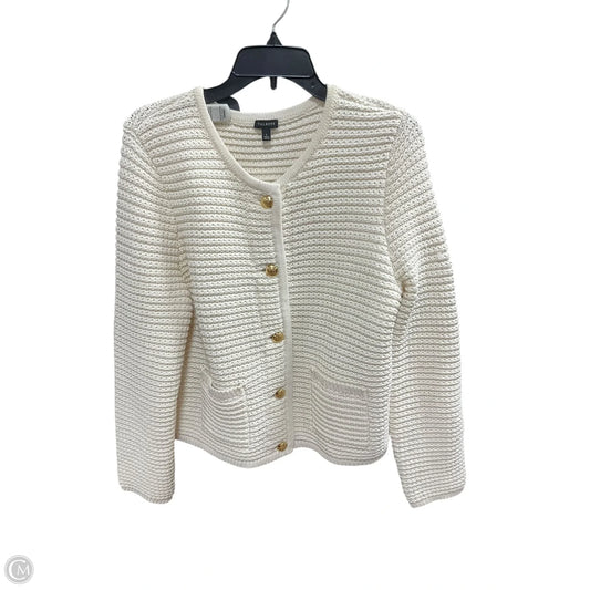 Cardigan By Talbots In Cream, Size: L