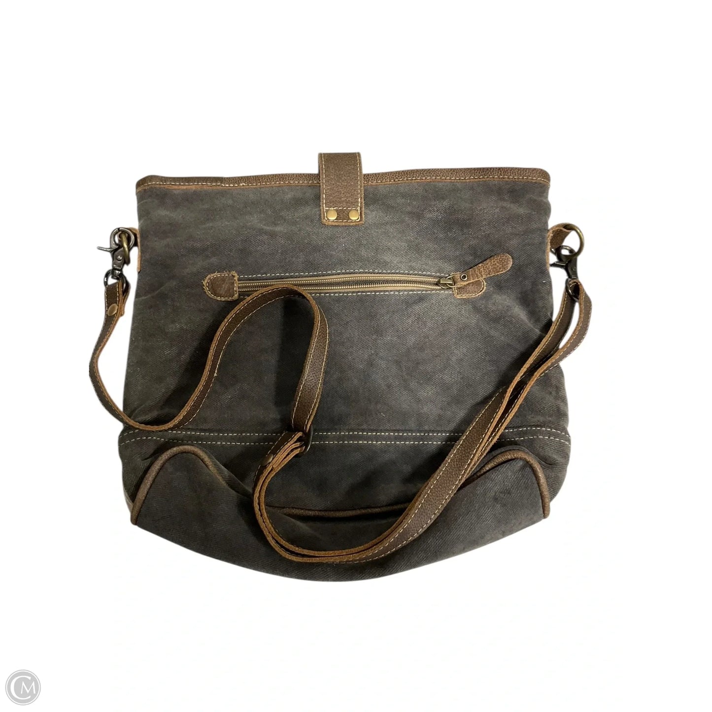 Crossbody Leather By Myra, Size: Medium