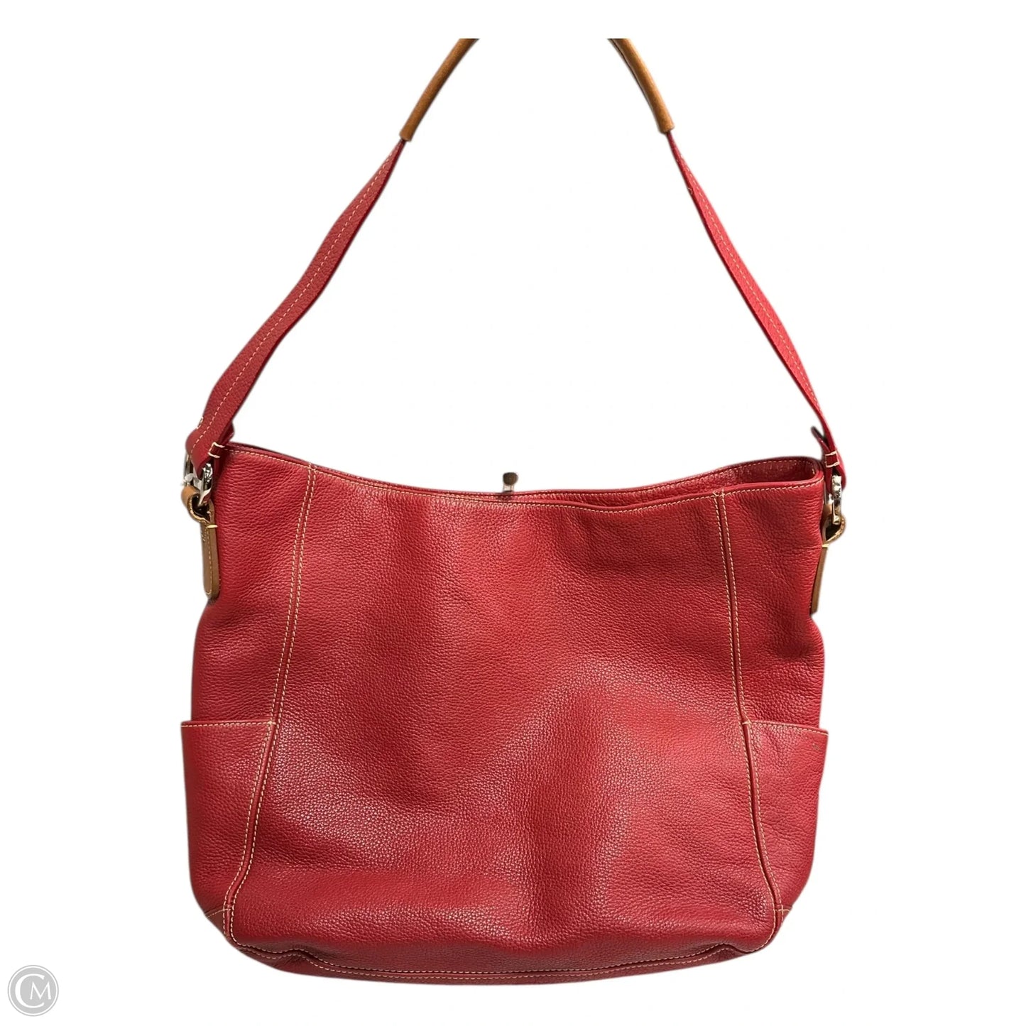 Handbag Leather By Cmb, Size: Large