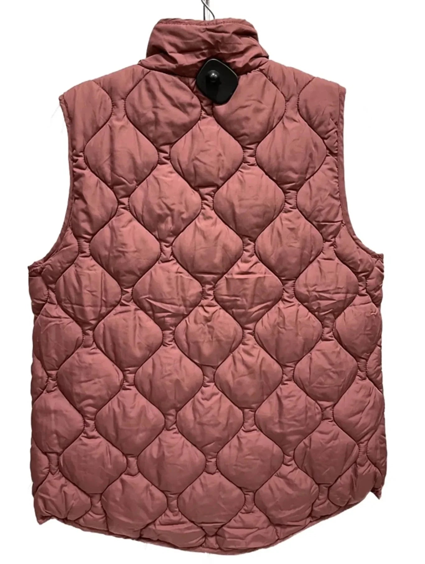 Vest Puffer & Quilted By Thread And Supply In Maroon, Size: S