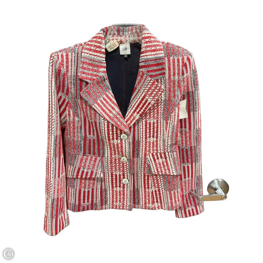 Blazer By Cabi In Blue & Red, Size: S