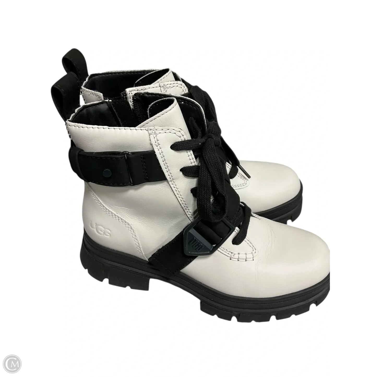 Boots Designer By Ugg In White, Size: 7