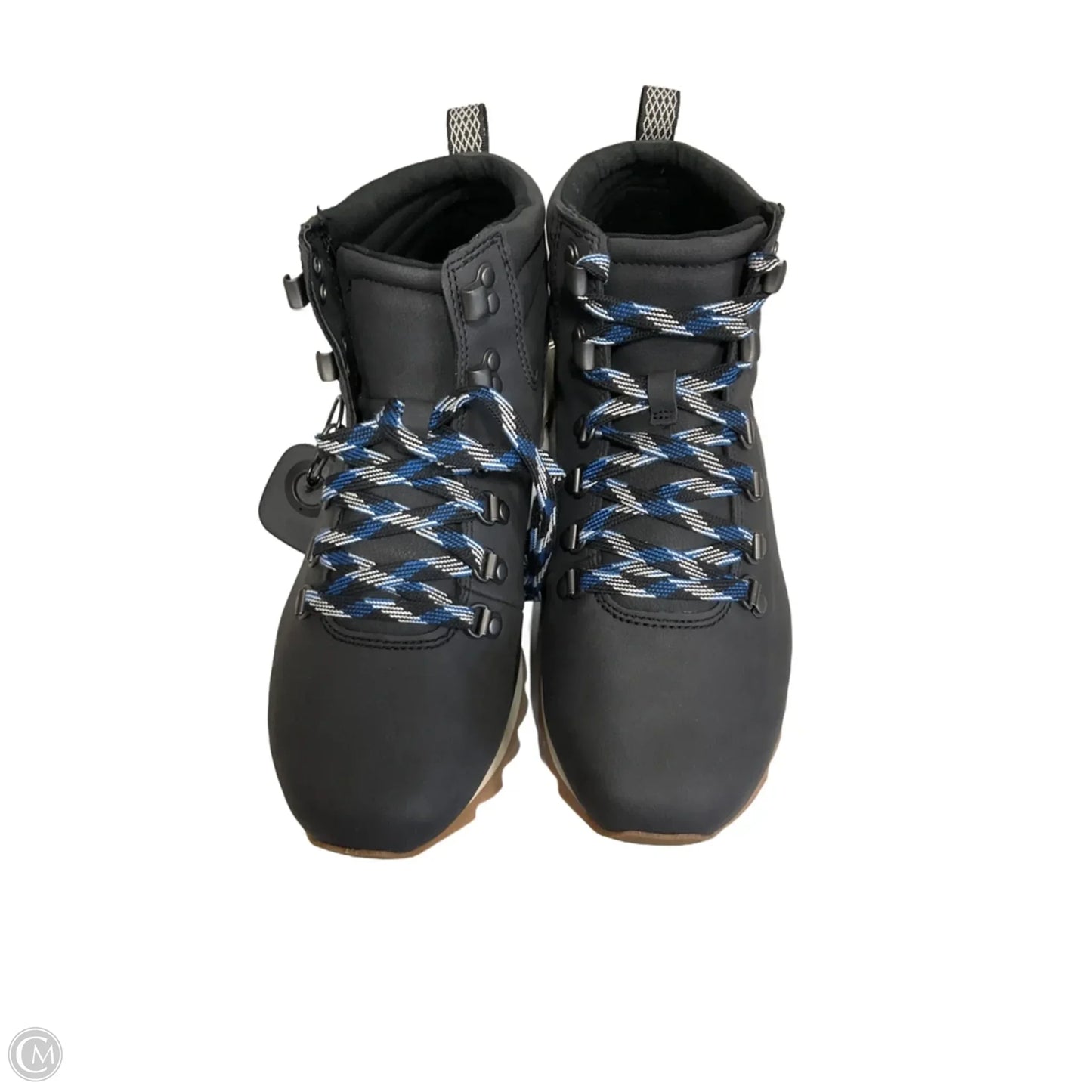 Shoes Hiking By Merrell In Black & Brown, Size: 9.5