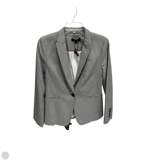 Blazer By Talbots In Black & Cream, Size: 8