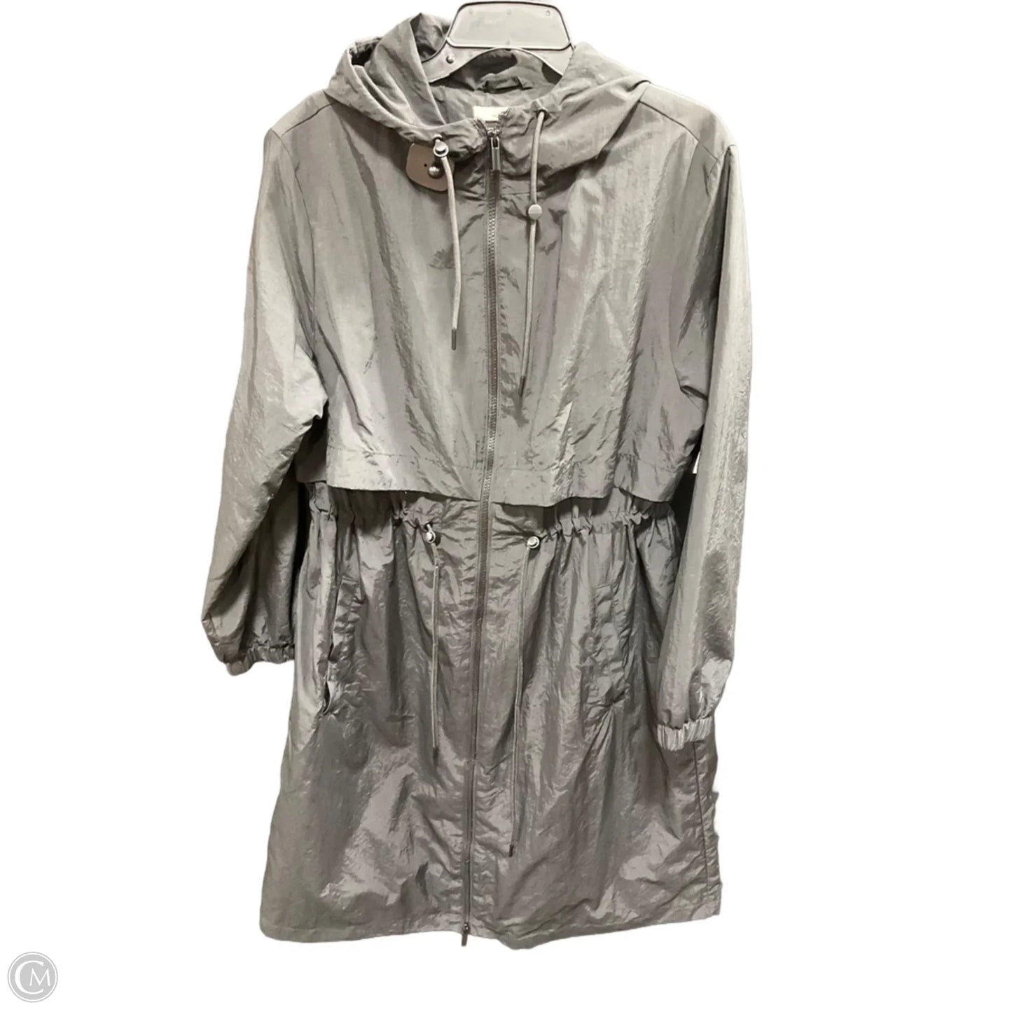 Coat Trench Coat By A New Day In Black, Size: Xl