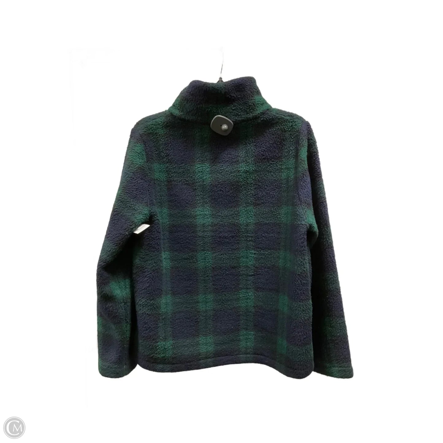 Top Long Sleeve By J. Crew In Plaid Pattern, Size: M