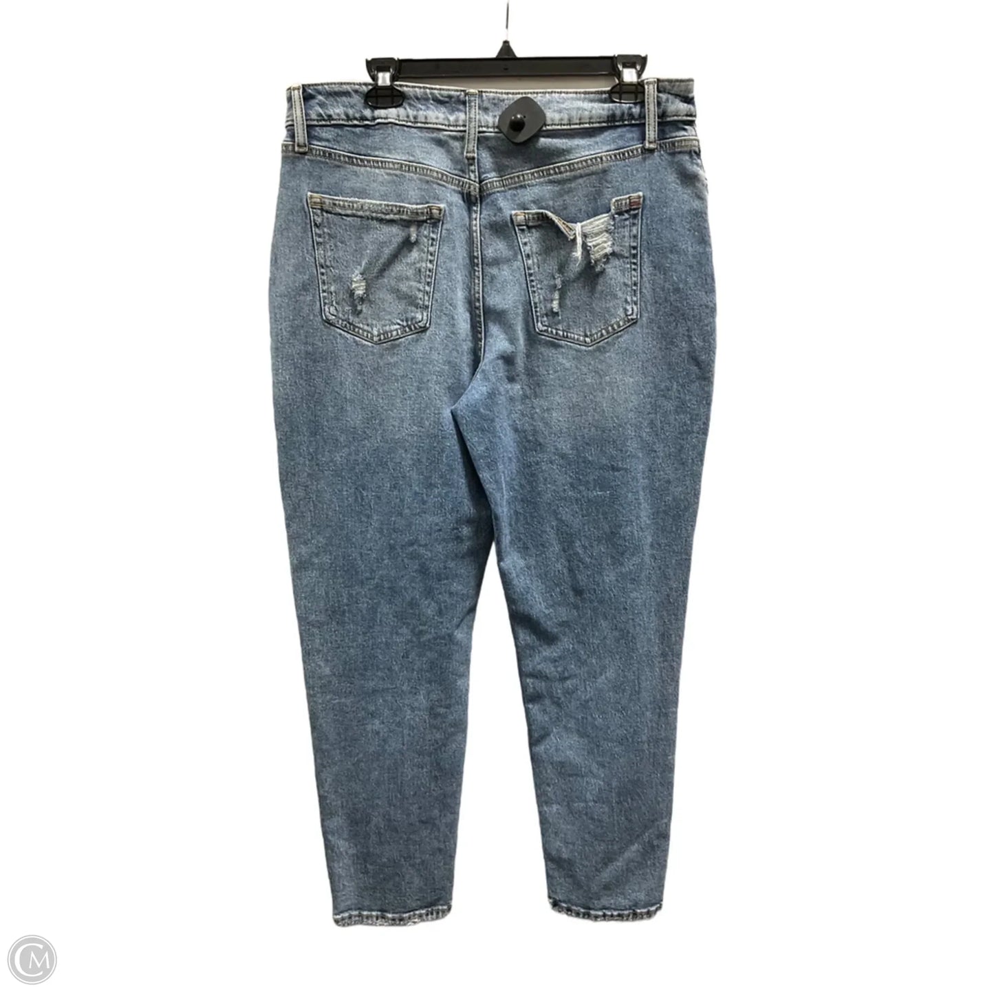 Jeans Skinny By Edgely In Blue Denim, Size: 16