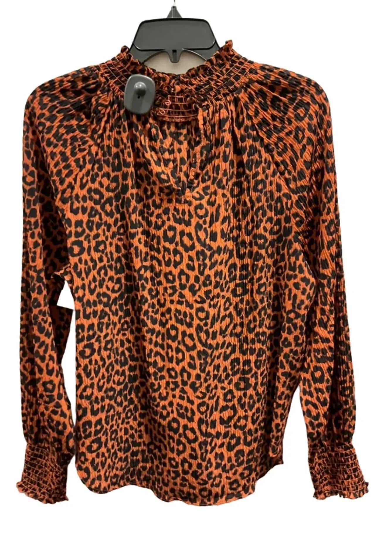 Top Long Sleeve By Loft In Animal Print, Size: M