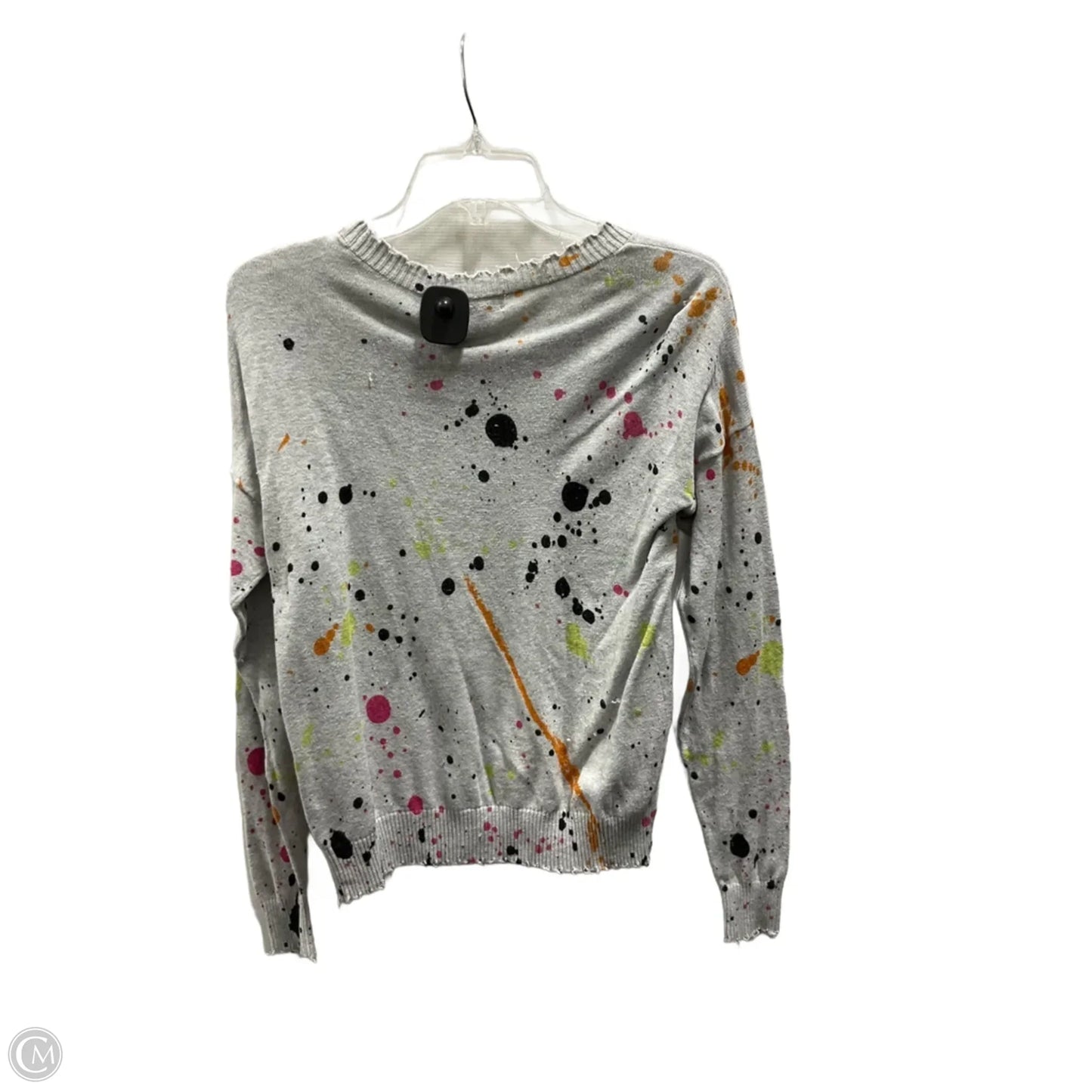 Top Long Sleeve By Allison Joy In Grey, Size: S