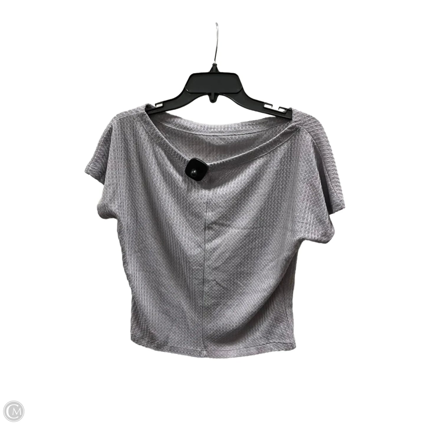 Top Short Sleeve By Express In Grey, Size: Xs