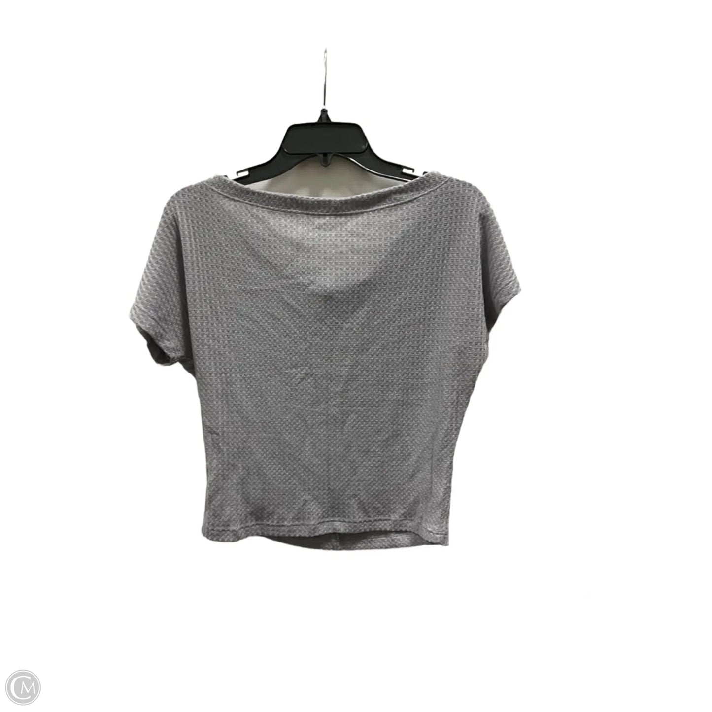 Top Short Sleeve By Express In Grey, Size: Xs