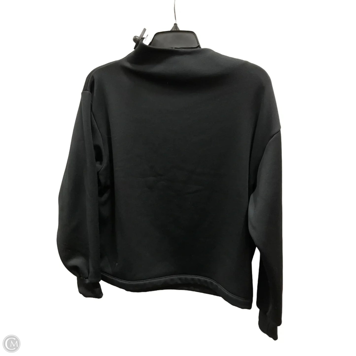 Athletic Top Long Sleeve Collar By Cmc In Black, Size: Xs