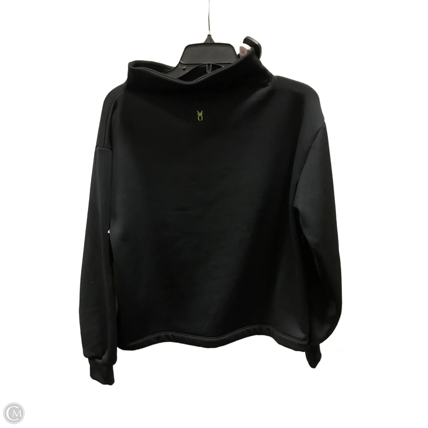 Athletic Top Long Sleeve Collar By Cmc In Black, Size: Xs