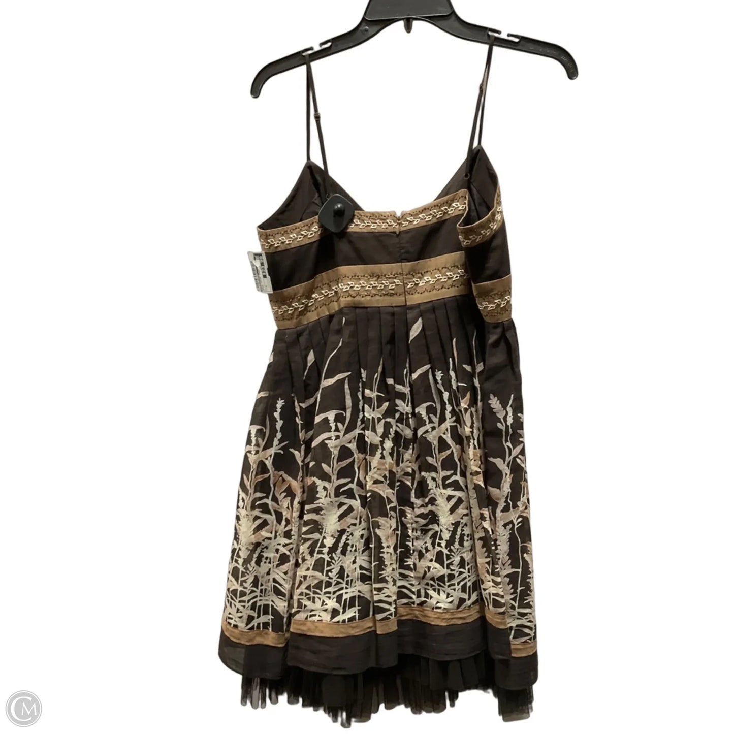 Dress Casual Short By Bcbgmaxazria In Brown, Size: 8