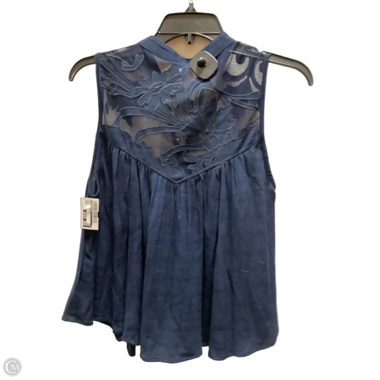 Top Sleeveless By Free People In Navy, Size: S