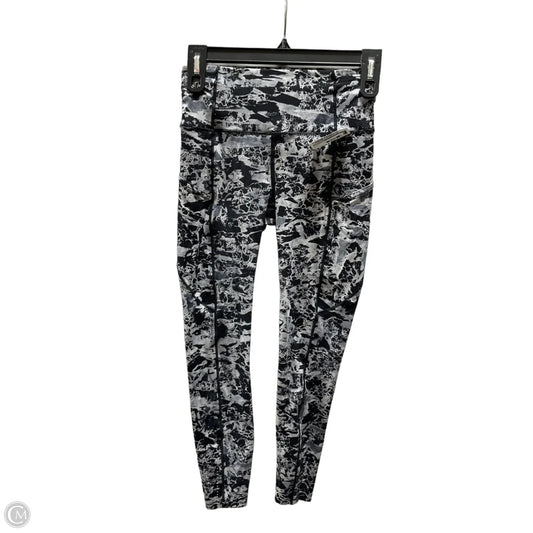 Athletic Leggings By Lululemon In Grey, Size: 4