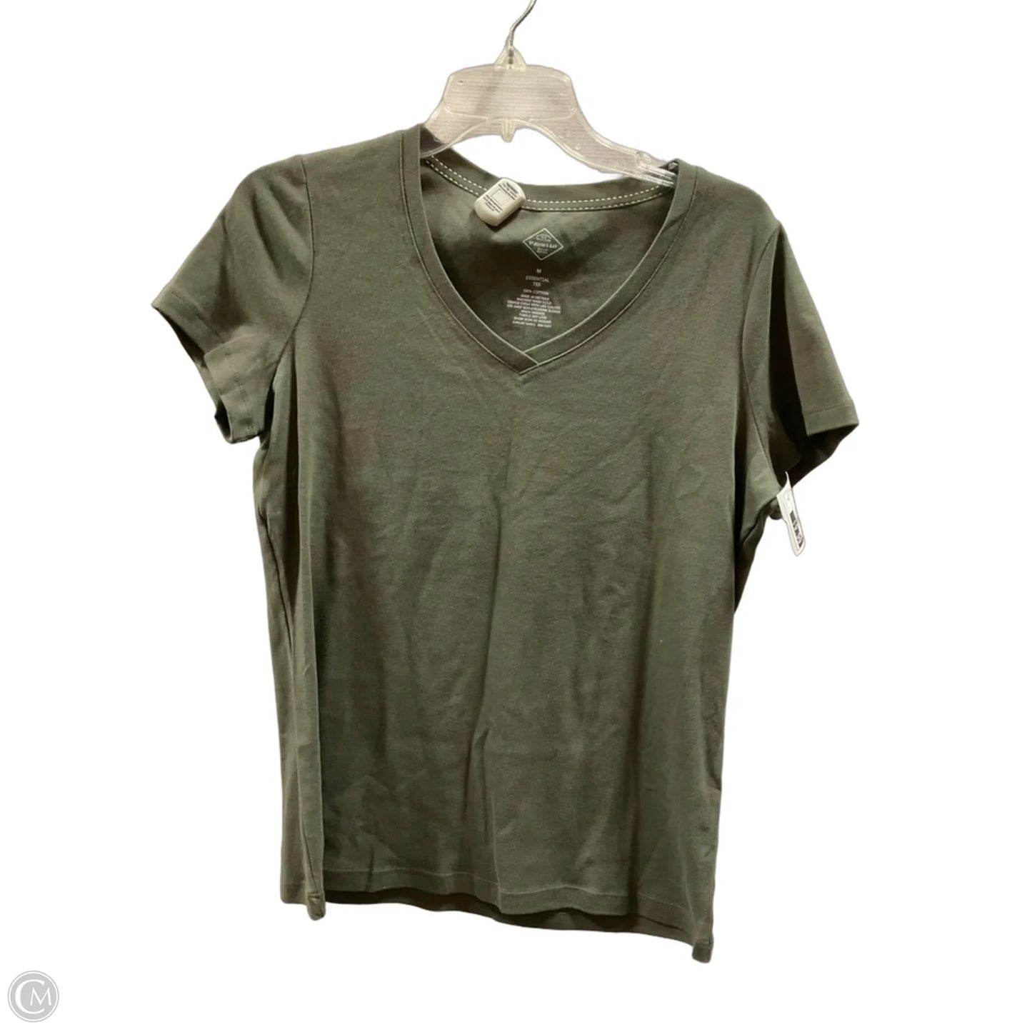 Top Short Sleeve By St Johns Bay In Green, Size: M