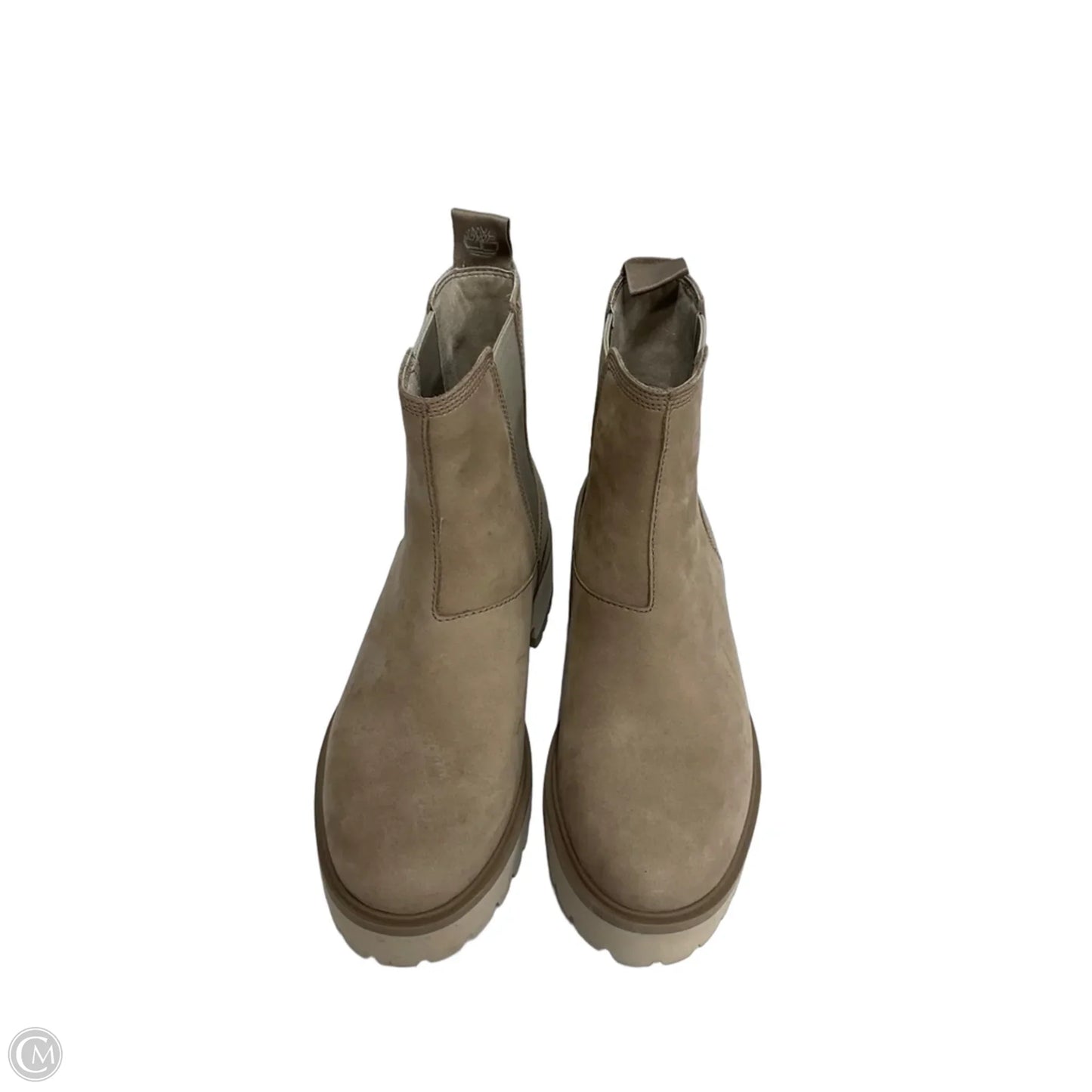 Boots Ankle Heels By Timberland In Grey, Size: 8