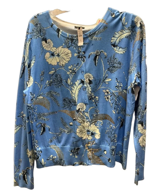 Cardigan By Talbots In Blue, Size: Xl