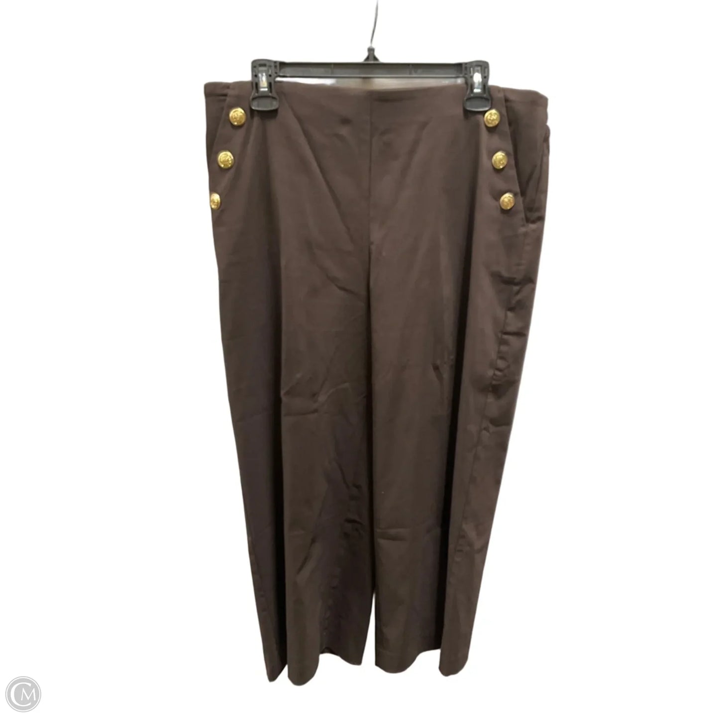 Pants Wide Leg By Chicos In Brown, Size: 12