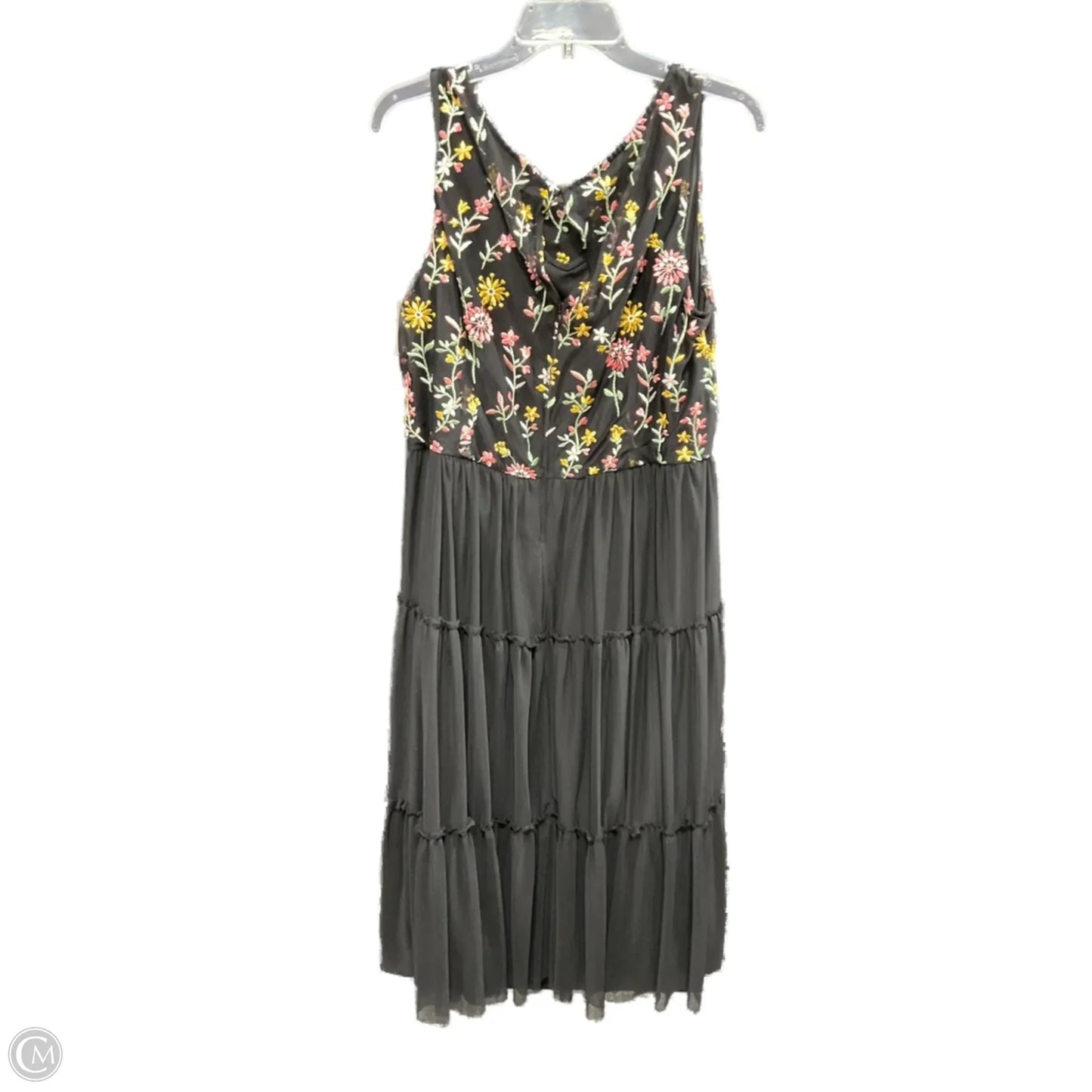 Dress Party Long By Lane Bryant In Black, Size: 16