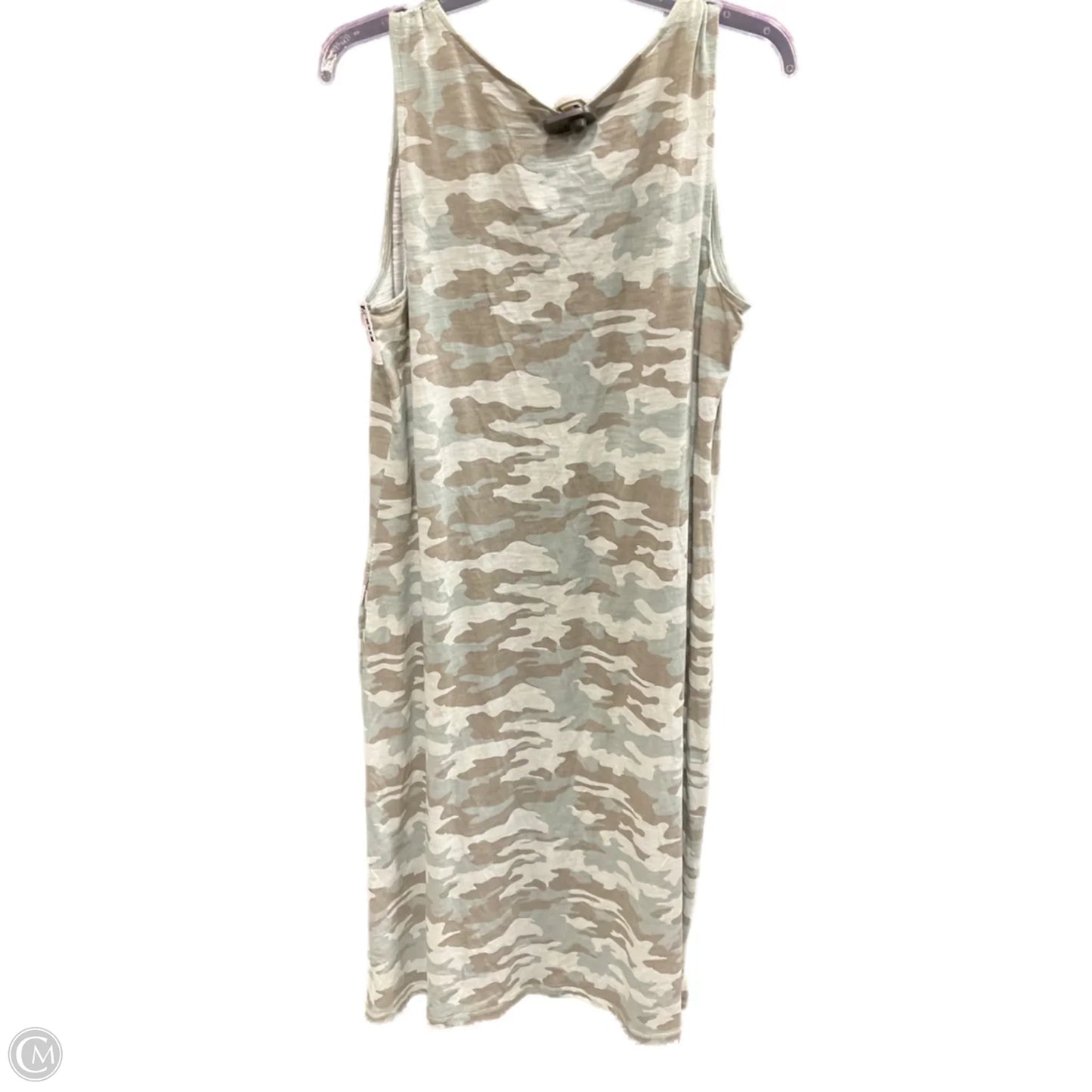 Dress Casual Maxi By Belle By Kim Gravel In Camouflage Print, Size: L