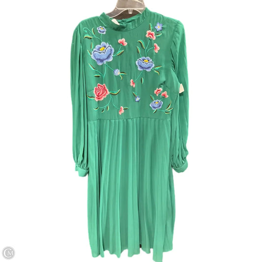 Dress Casual Maxi By Asos In Green, Size: 14