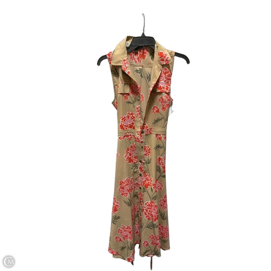 Dress Casual Maxi By Banana Republic In Brown, Size: Xs