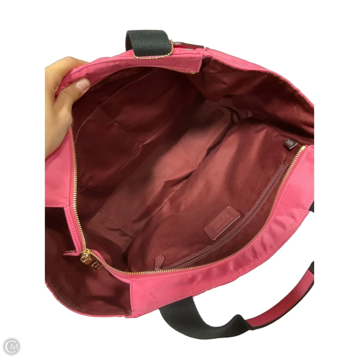 Tote Designer By Coach, Size: Large