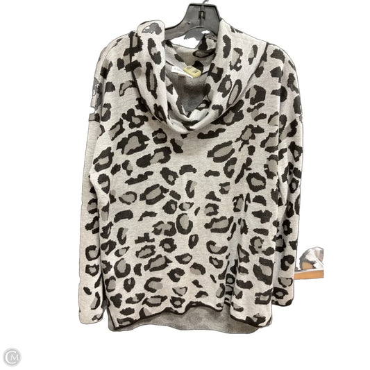 Sweater By Calvin Klein In Animal Print, Size: L