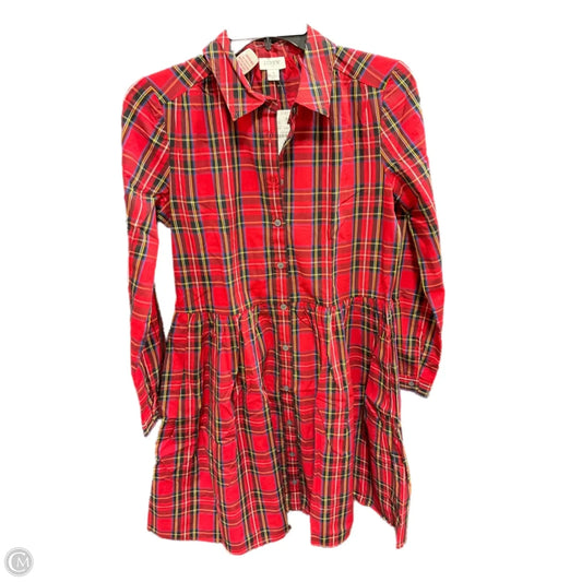Dress Casual Short By J. Crew In Red, Size: 2