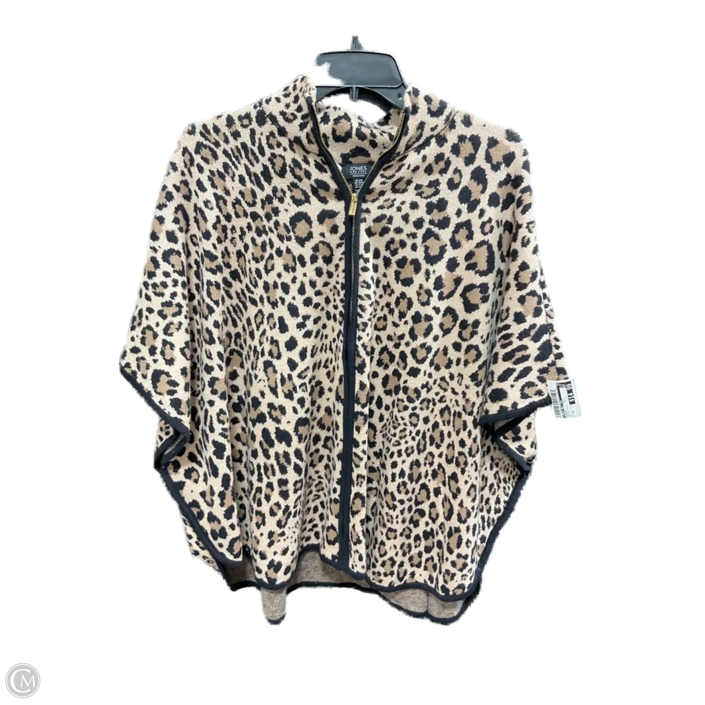 Poncho By Jones New York In Animal Print, Size: M