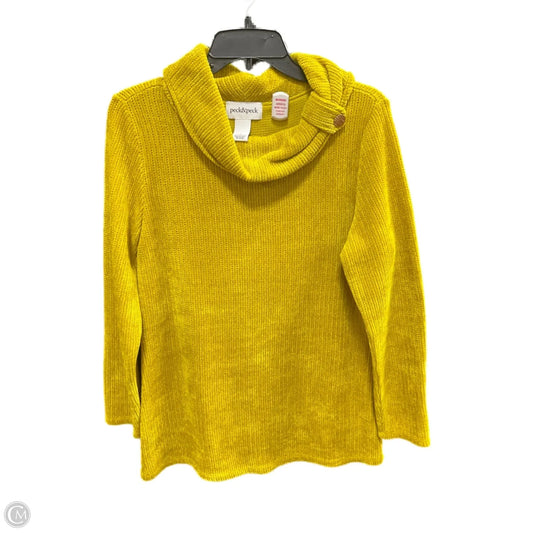 Sweater By Peck And Peck In Yellow, Size: M