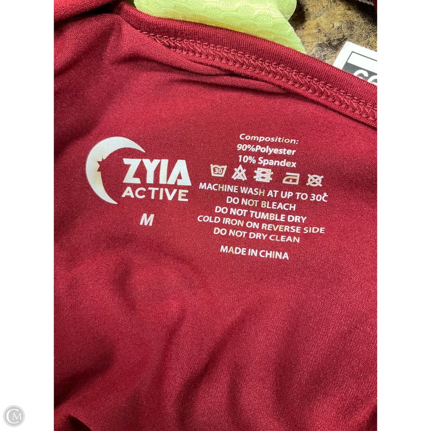 Athletic Tank Top By Zyia In Red, Size: M