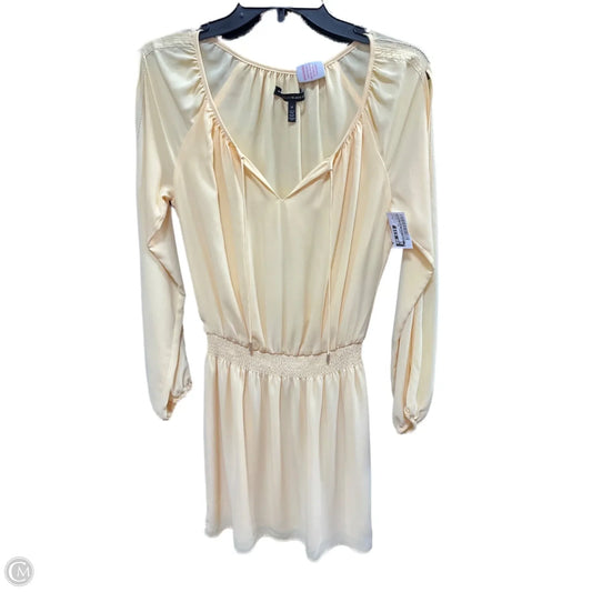 Dress Casual Short By White House Black Market In Yellow, Size: 0